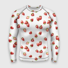 Мужской рашгард 3D с принтом Клубничка, паттерн в Кировске,  |  | berries | harvest | pattern | strawberry | summer | vegan | веган | клубника | клубничка | лето | огород | паттерн | правильное питание | россыпь | сад | урожай | ягоды