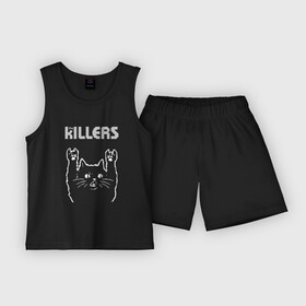 Детская пижама с шортами хлопок с принтом The Killers рок кот в Кировске,  |  | Тематика изображения на принте: the killers | альтернатива | альтернативный | группа | инди рок | кот | музыка | рок | рок группа | роккот