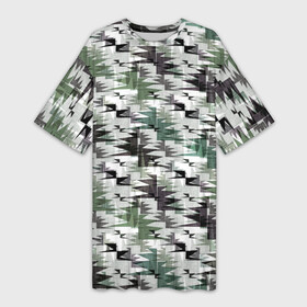 Платье-футболка 3D с принтом Абстрактный камуфляжный светлый в Кировске,  |  | abstract | camouflage | geometric | gray | green | khaki | light | military | protective | swamp | zigzag | абстрактный | болотный | военный | геометрический | защитный | зеленый | зигзаг | камуфляжный | маскировочный | светлый | серый | хаки