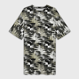 Платье-футболка 3D с принтом Абстрактный камуфляжный в Кировске,  |  | abstract | brown | camouflage | dark | gray | green | khaki | militarism | military | monochrome | protective | swamp | абстрактный | болотный | военный | защитный | зеленый | камуфляжный | коричневый | милитаризм | монохромный | серый | темный | хаки