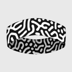 Повязка на голову 3D с принтом Лабиринт  паттерн в Кировске,  |  | abstraction | fashion | maze | minimalism | pattern | абстракция | лабиринт | минимализм | мода | паттерн