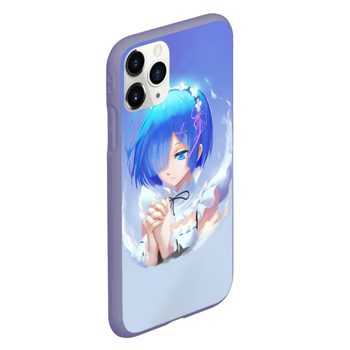 Чехол для iPhone 11 Pro матовый Рем фото