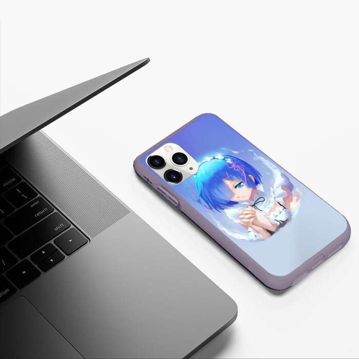 Чехол для iPhone 11 Pro матовый Рем фото