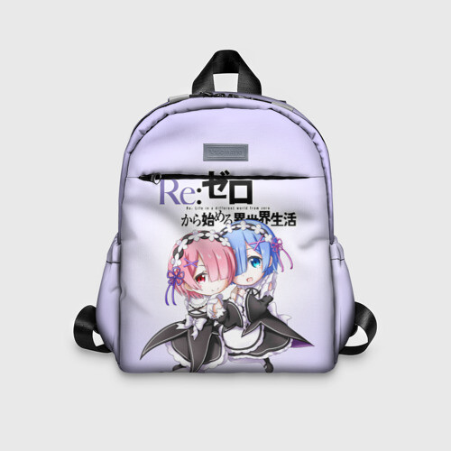 Детский рюкзак 3D Re:Zero. Рем и Рам фото