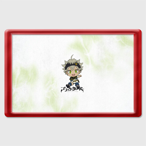 Магнит 45*70 Чёрный клевер фото