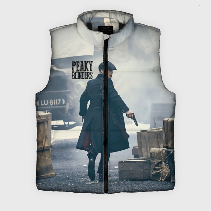 Мужской жилет утепленный 3D Острые козырьки фото