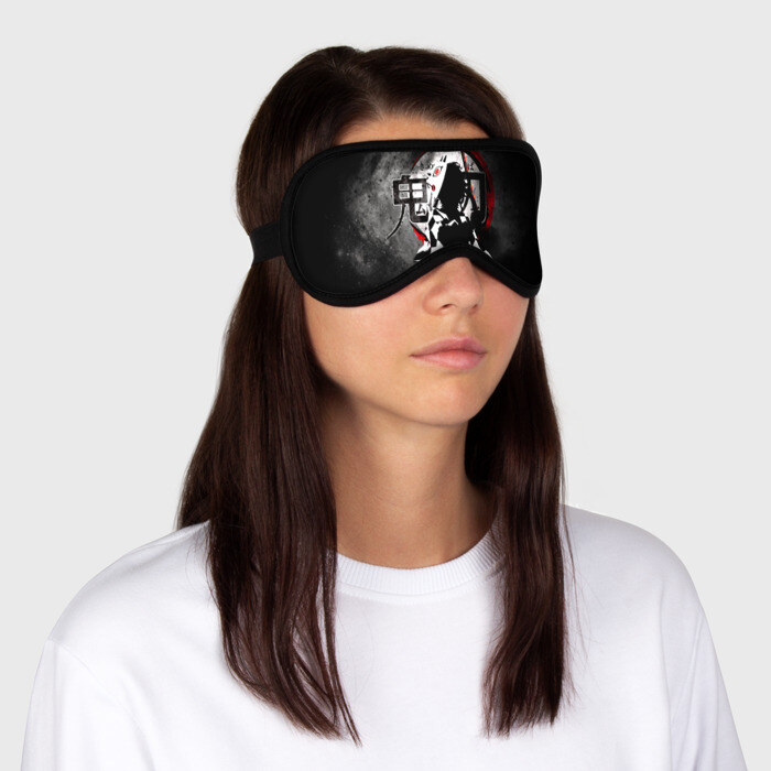 Маска для сна 3D Клинок рассекающий демонов фото