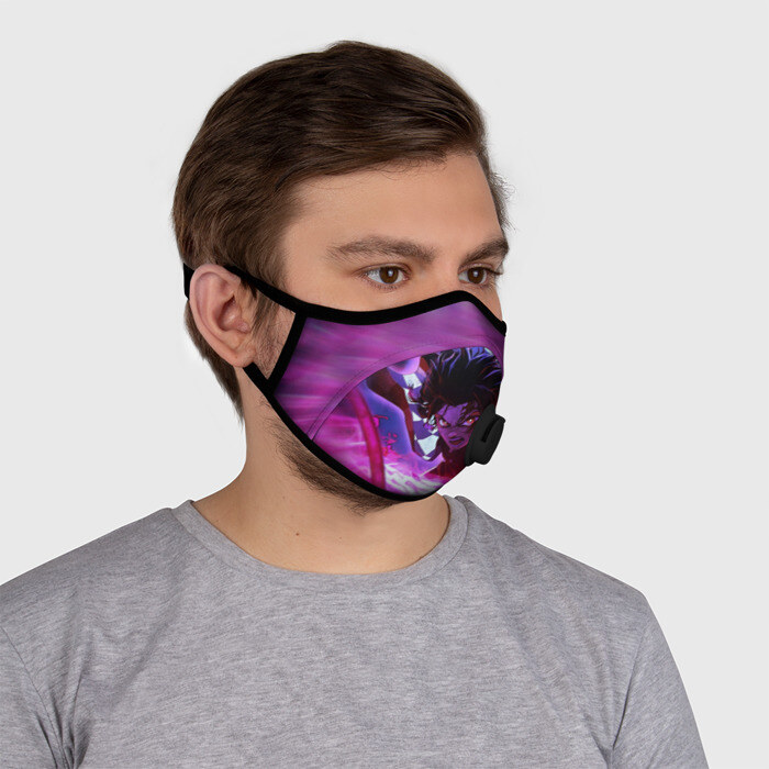 Маска из неопрена KIMETSU NO YAIBA | КЛИНОК РАССЕКАЮЩИЙ ДЕМОНОВ (Z) фото