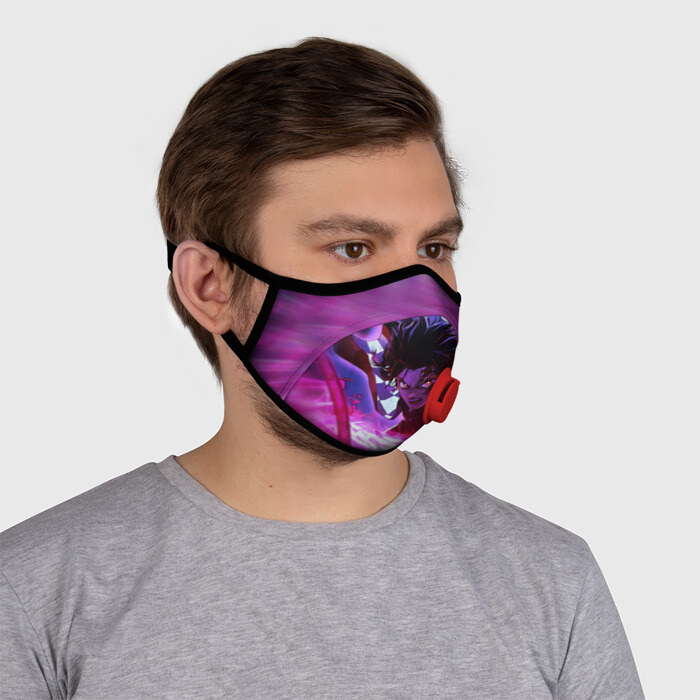 Маска из неопрена KIMETSU NO YAIBA | КЛИНОК РАССЕКАЮЩИЙ ДЕМОНОВ (Z) фото