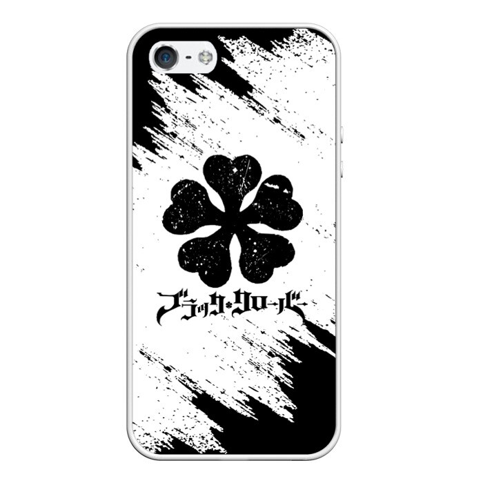 Чехол для iPhone 5/5S матовый ЧЁРНЫЙ КЛЕВЕР фото