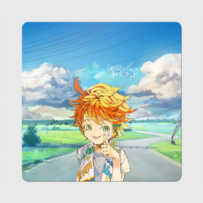 Магнит виниловый Квадрат Обещанный Неверленд Эмма фото