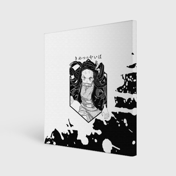 Холст квадратный Nezuko Kamado Kimetsu no Yaiba фото