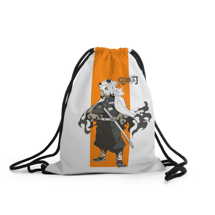 Рюкзак-мешок 3D Кёджуро Ренгоку Kimetsu no Yaiba фото