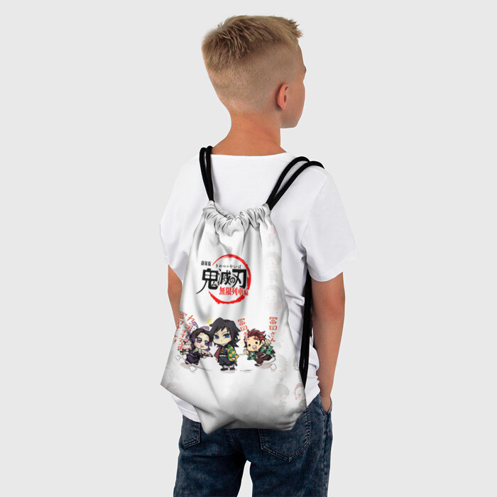 Рюкзак-мешок 3D ПЕРСОНАЖИ Kimetsu no Yaiba фото