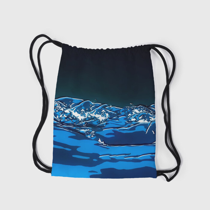 Рюкзак-мешок 3D Гию Томиока Кокушибо Kimetsu no Yaiba фото