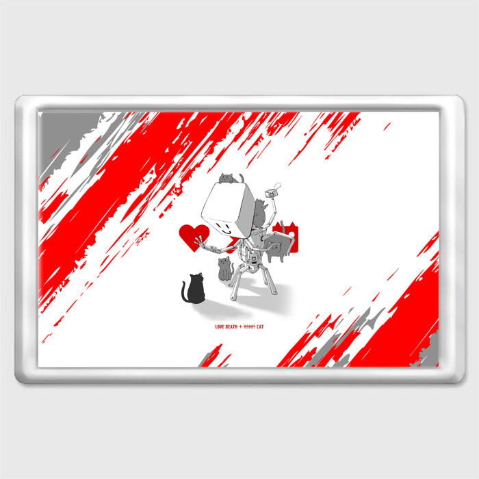 Магнит 45*70 Love, Death and Cats | Любов, смерть и котики (Z) фото