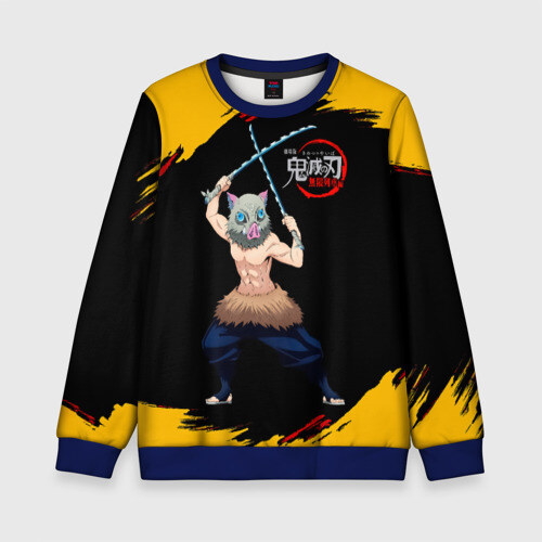 Детский свитшот 3D Иноске Хашибира Kimetsu no Yaiba фото