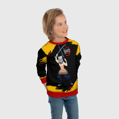Детский свитшот 3D Иноске Хашибира Kimetsu no Yaiba фото