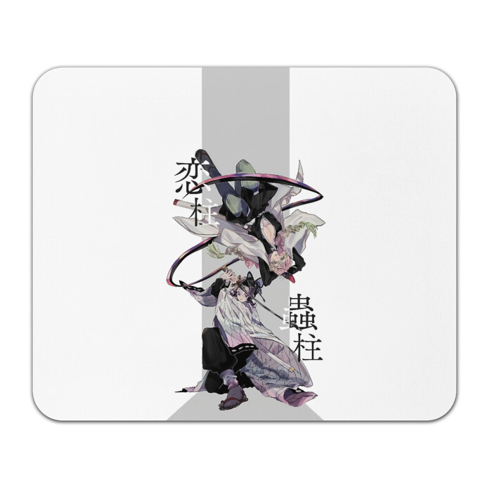 Коврик для мышки прямоугольный Шинобу и Мицури Kimetsu no Yaiba фото