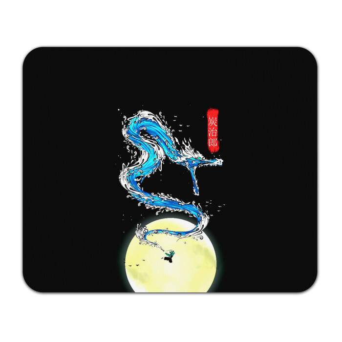 Коврик для мышки прямоугольный Водяной дракон Танджиро фото