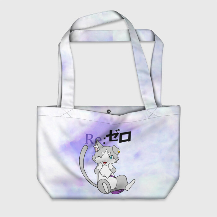 Пляжная сумка 3D Пак / Re: Zero Фамильяр Эмилии фото